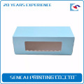 Pastel Sencai ablong caja de papel de embalaje